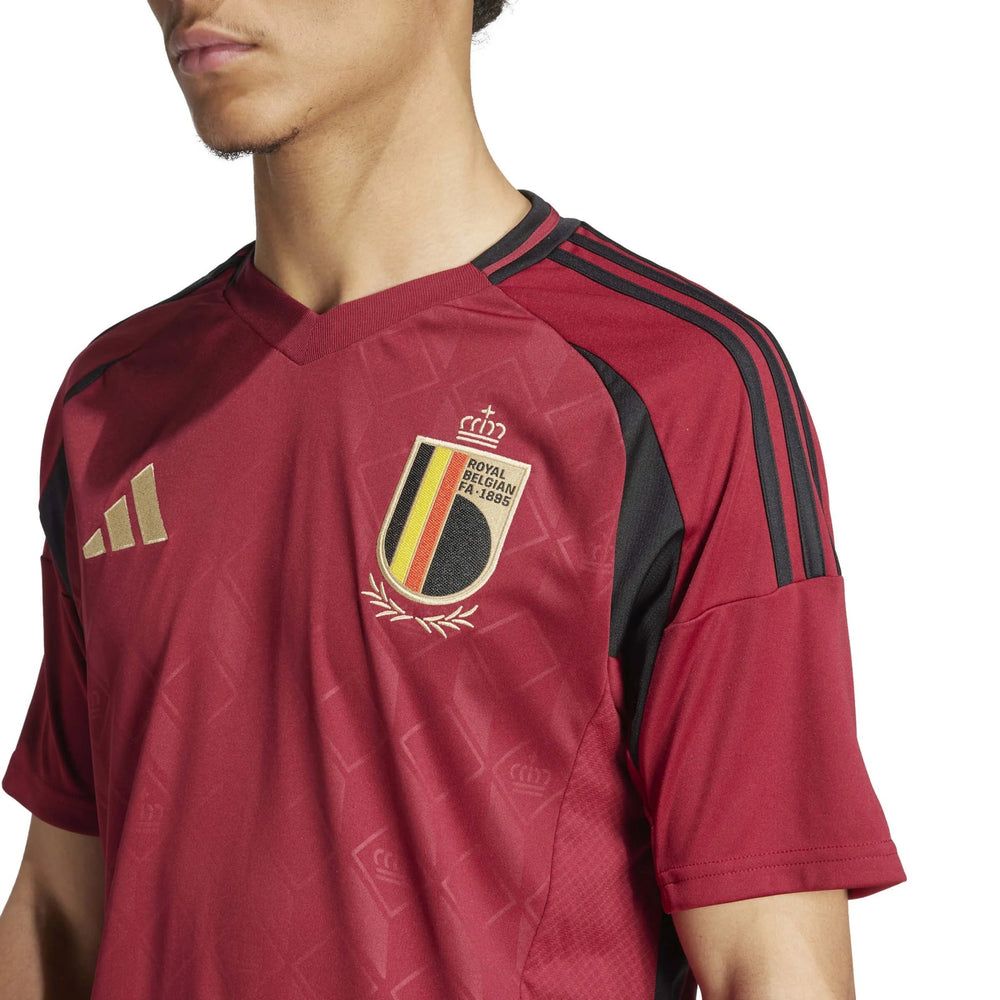 2024-25 Belgium Mens Stadium Home Soccer Jersey | Adidas