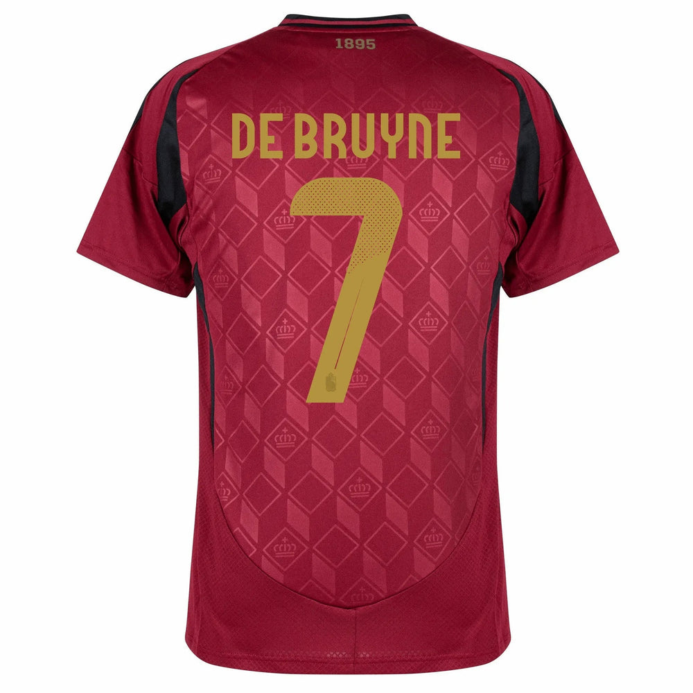 2024-25 Belgium Mens Stadium Home Soccer Jersey | Adidas