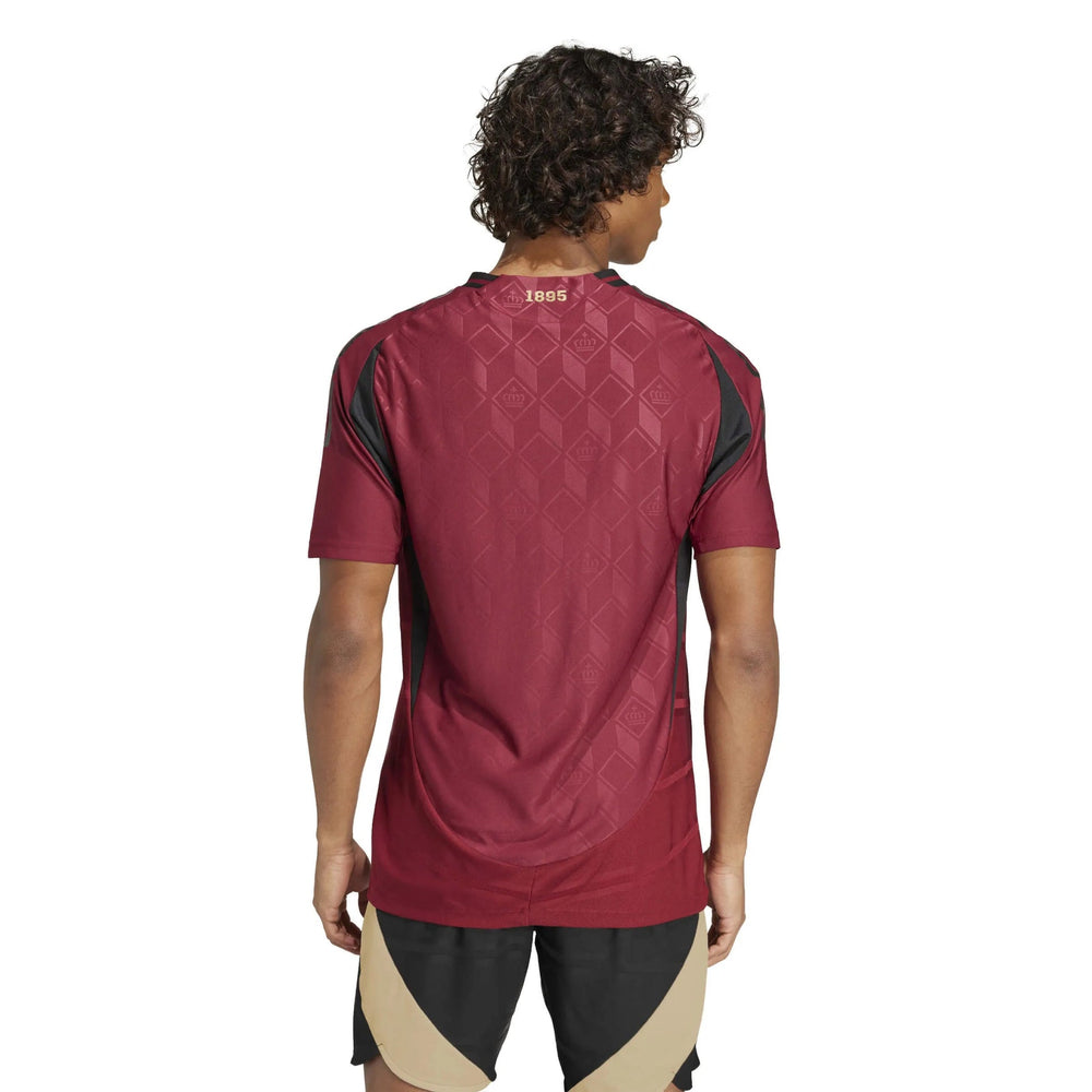 2024-25 Belgium Mens Authentic Home Soccer Jersey | Adidas