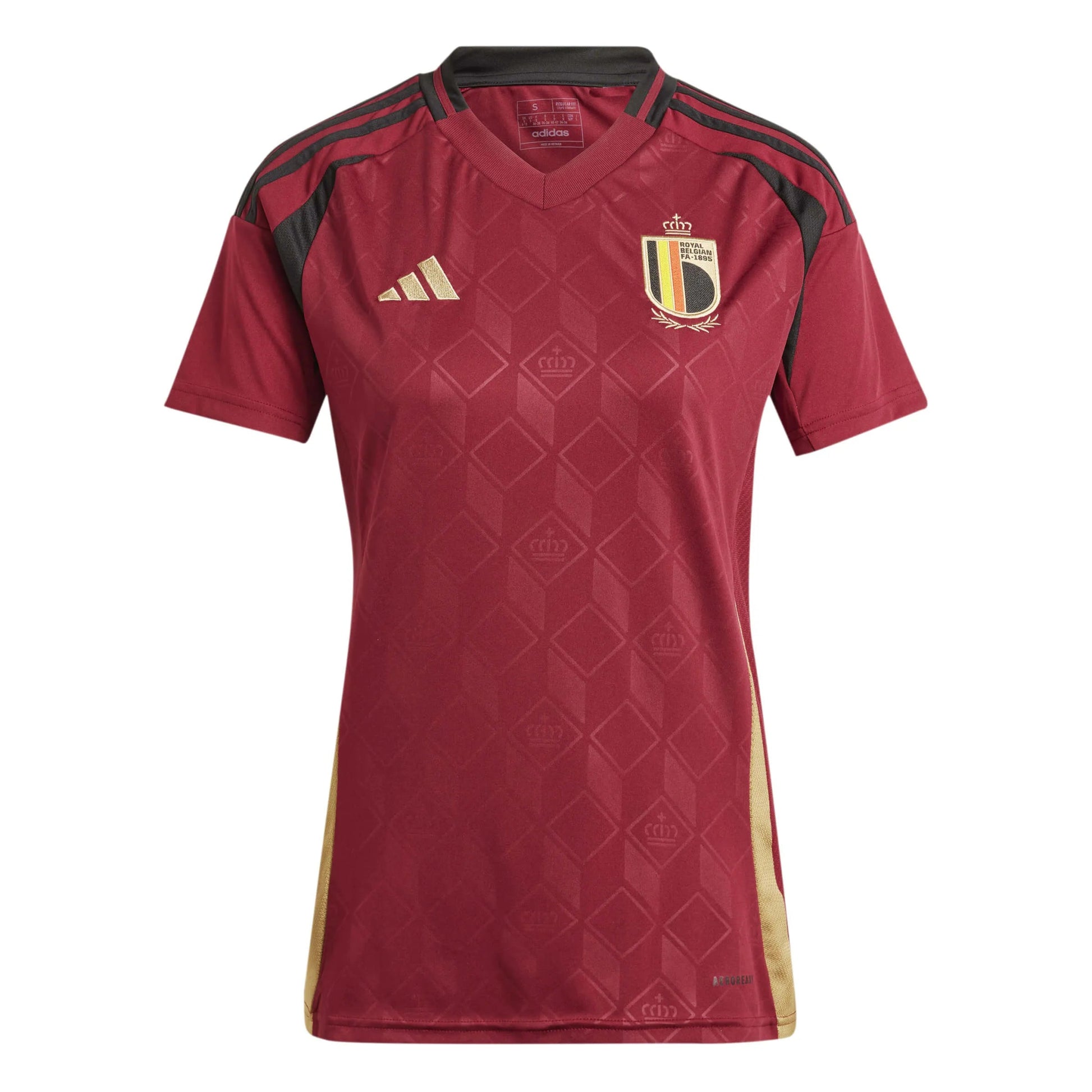 2024-25 Belgium Womens Stadium Home Soccer Jersey | Adidas