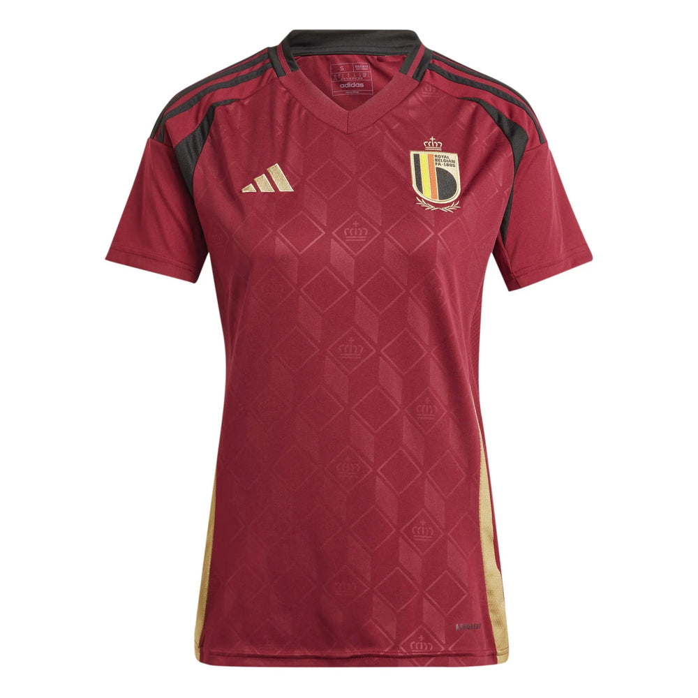 2024-25 Belgium Womens Stadium Home Soccer Jersey | Adidas