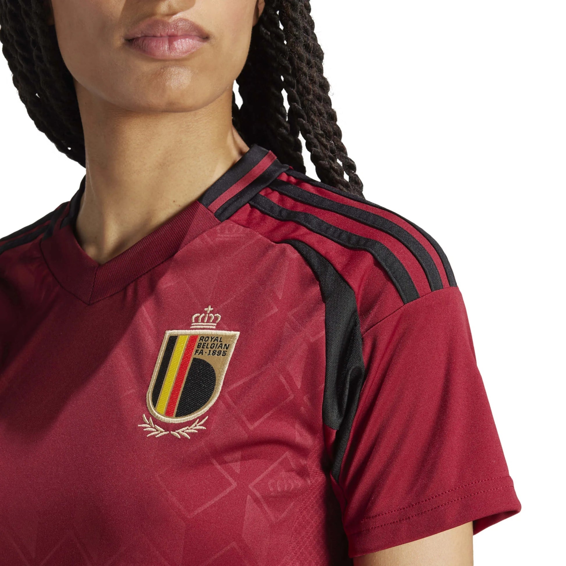 2024-25 Belgium Womens Stadium Home Soccer Jersey | Adidas