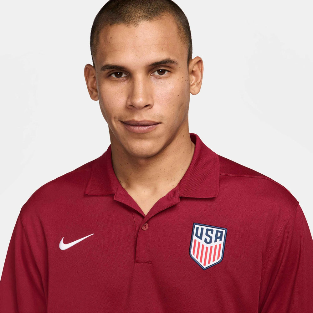 2024-25 USA Mens Dri-Fit Polo Shirt | Nike