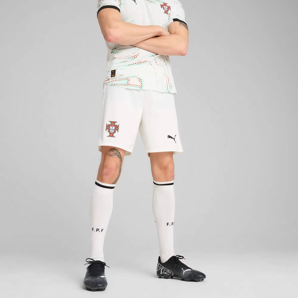 2025-26 Portugal Mens Stadium Away Soccer Shorts | Puma