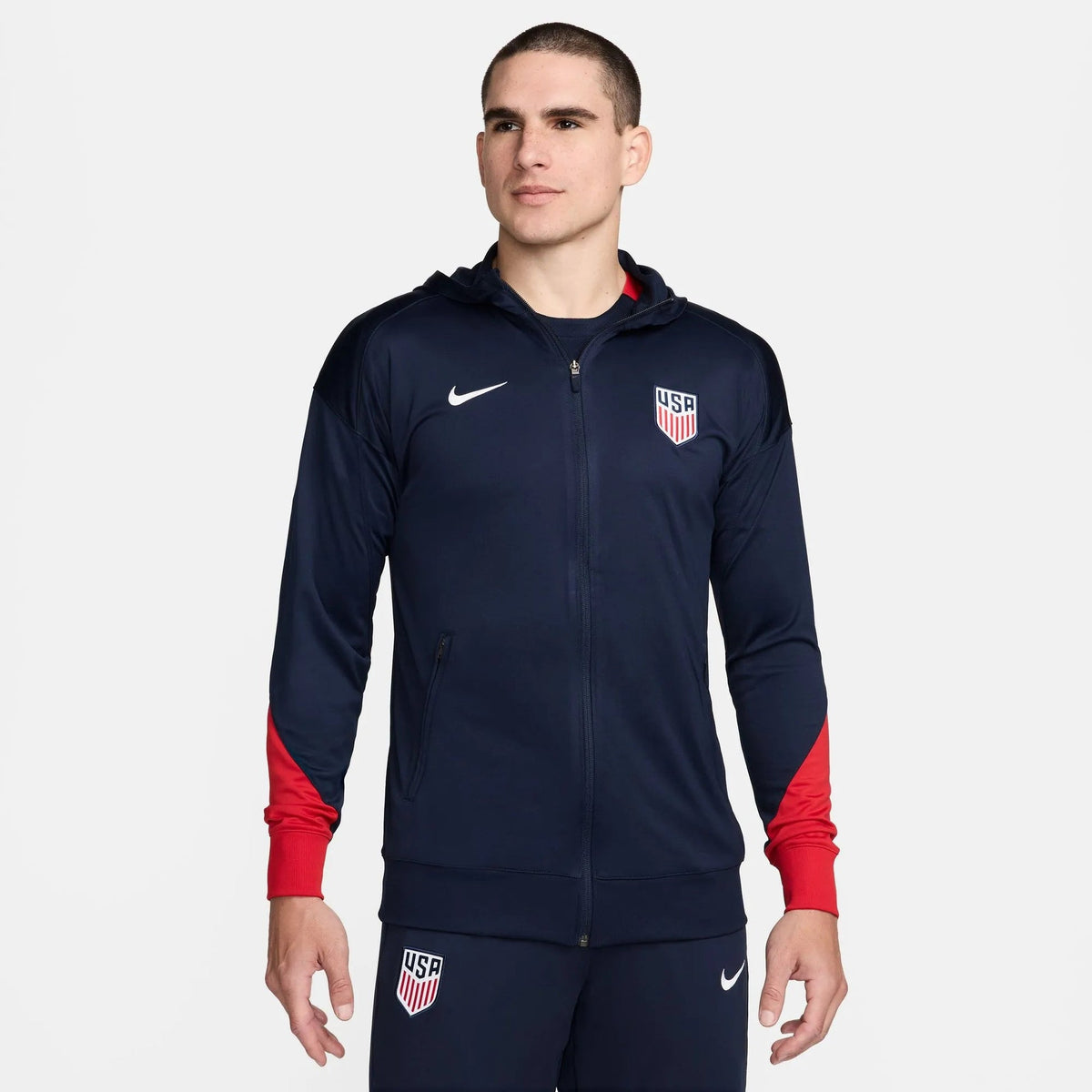 2024-25 USA Mens Strike Hoodie Track Jacket | Nike
