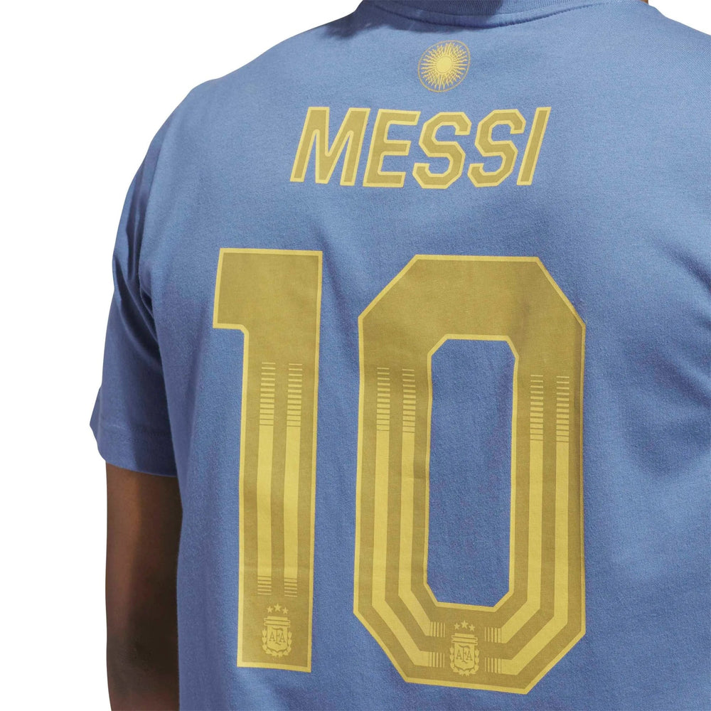 2026 Argentina Mens Messi Name And Number Tee | Adidas