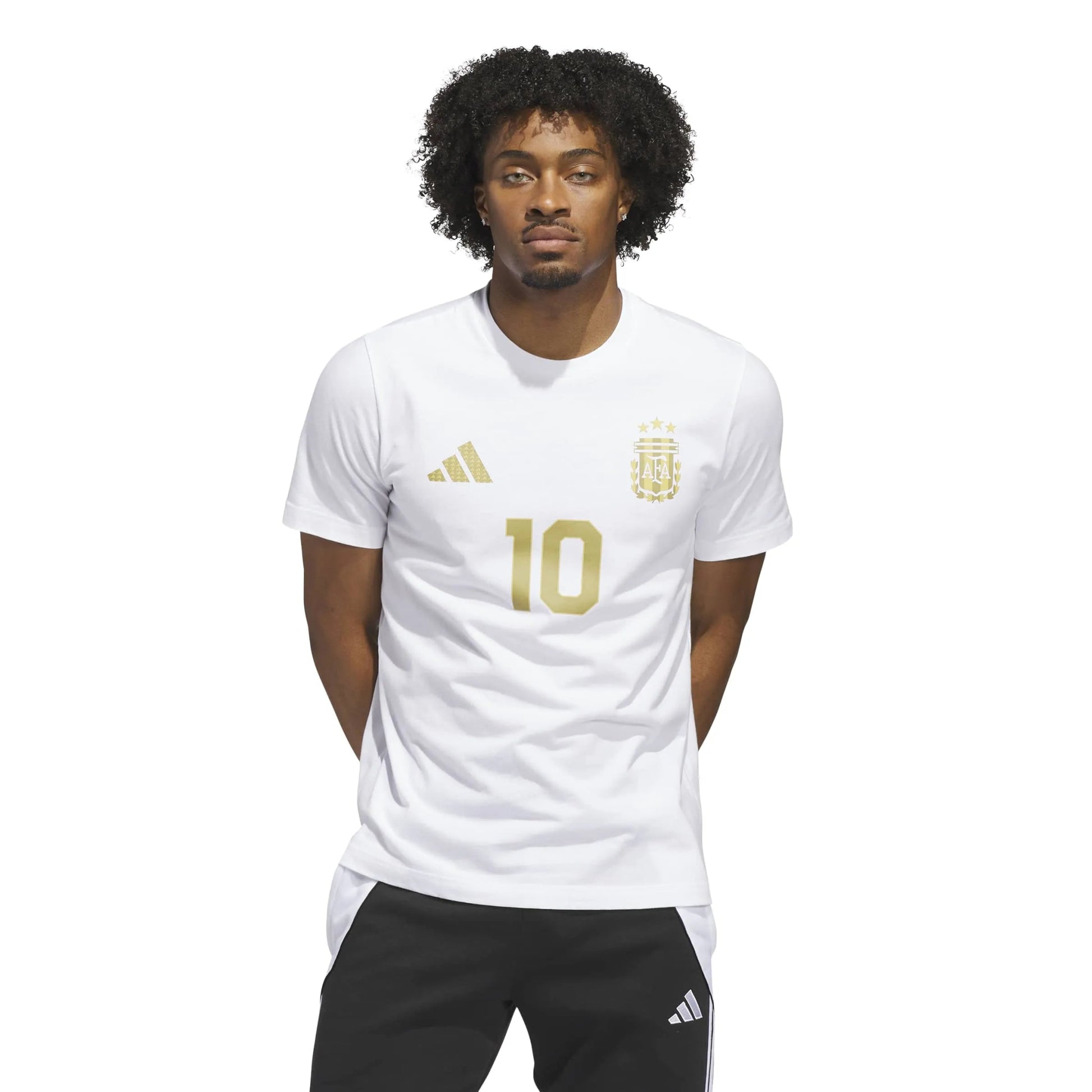2026 Argentina Mens Messi Name And Number Tee | Adidas