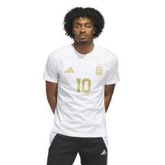2026 Argentina Mens Messi Name And Number Tee | Adidas