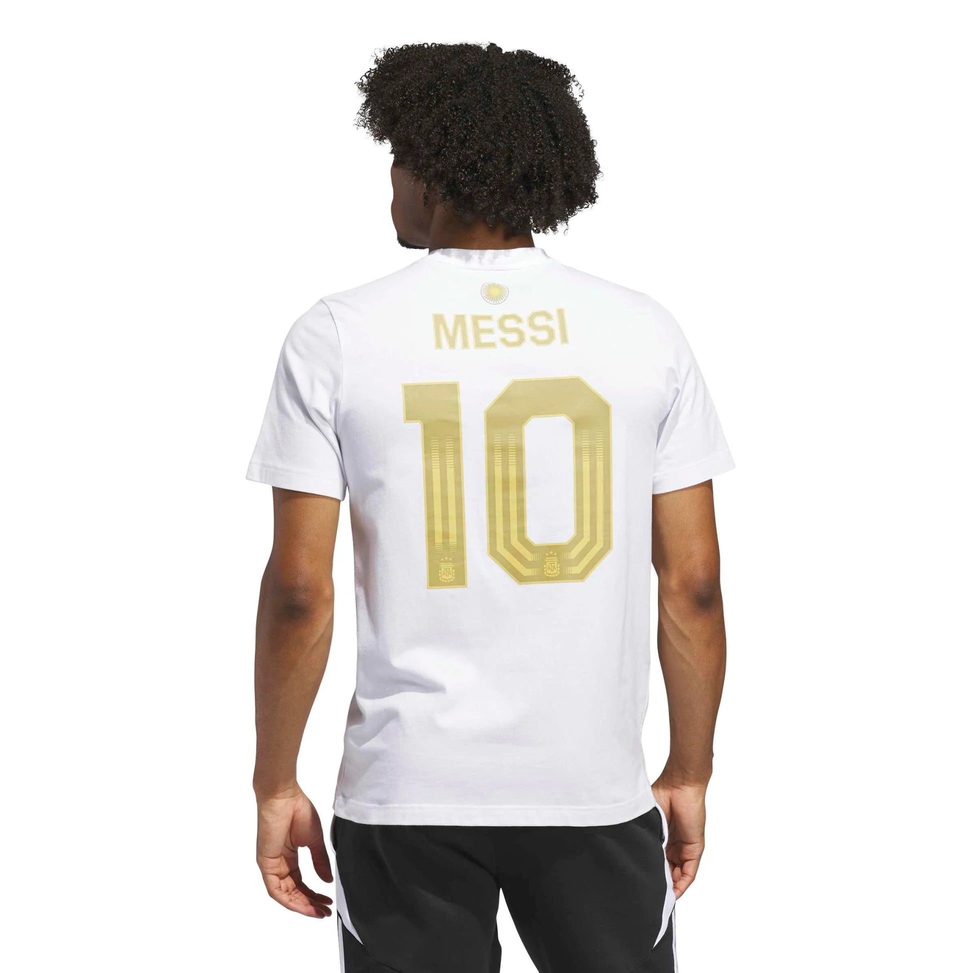 2026 Argentina Mens Messi Name And Number Tee | Adidas