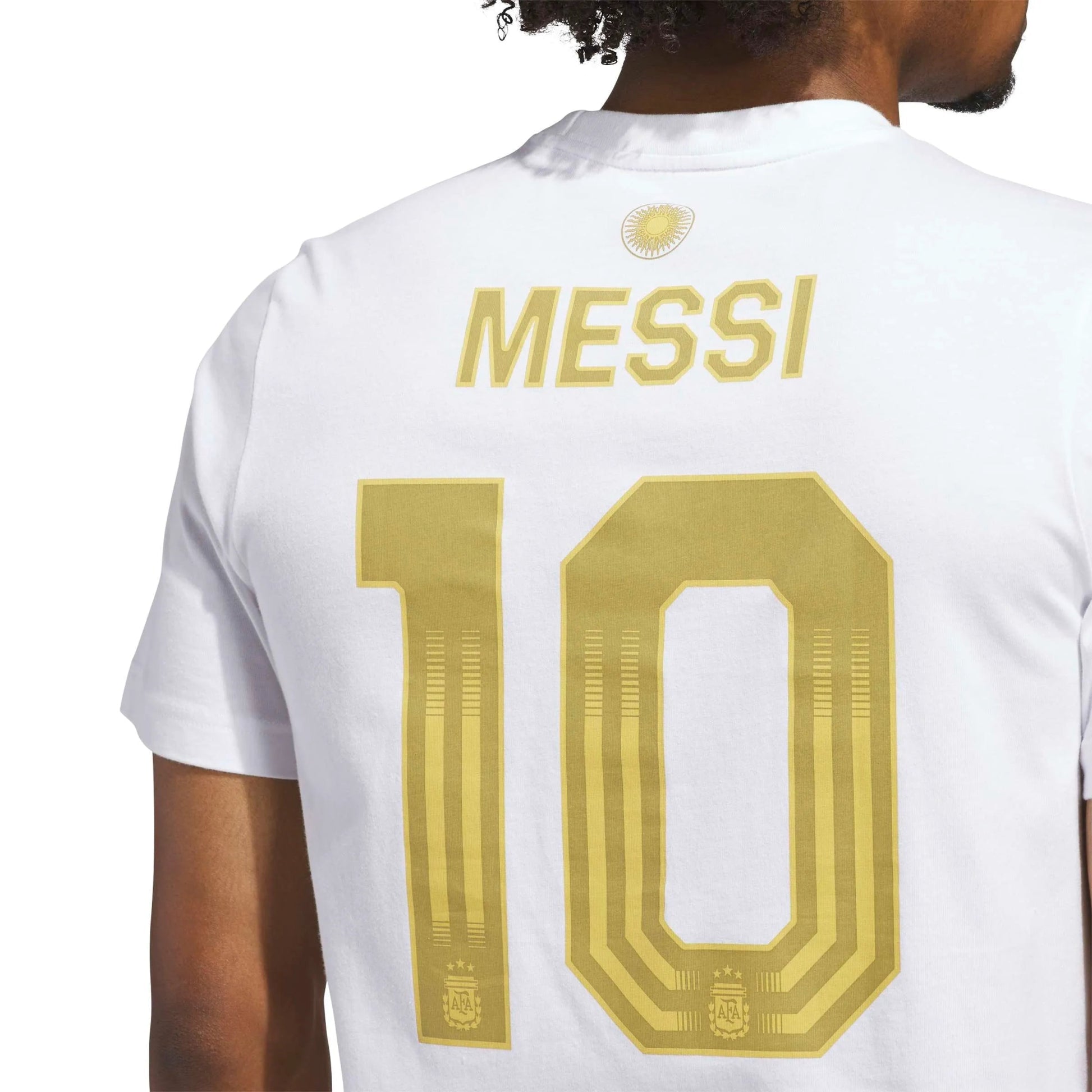 2026 Argentina Mens Messi Name And Number Tee | Adidas