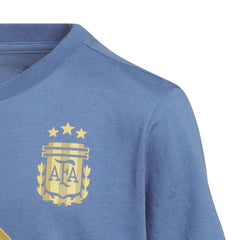2026 Argentina Youth Messi Name And Number Tee | Adidas