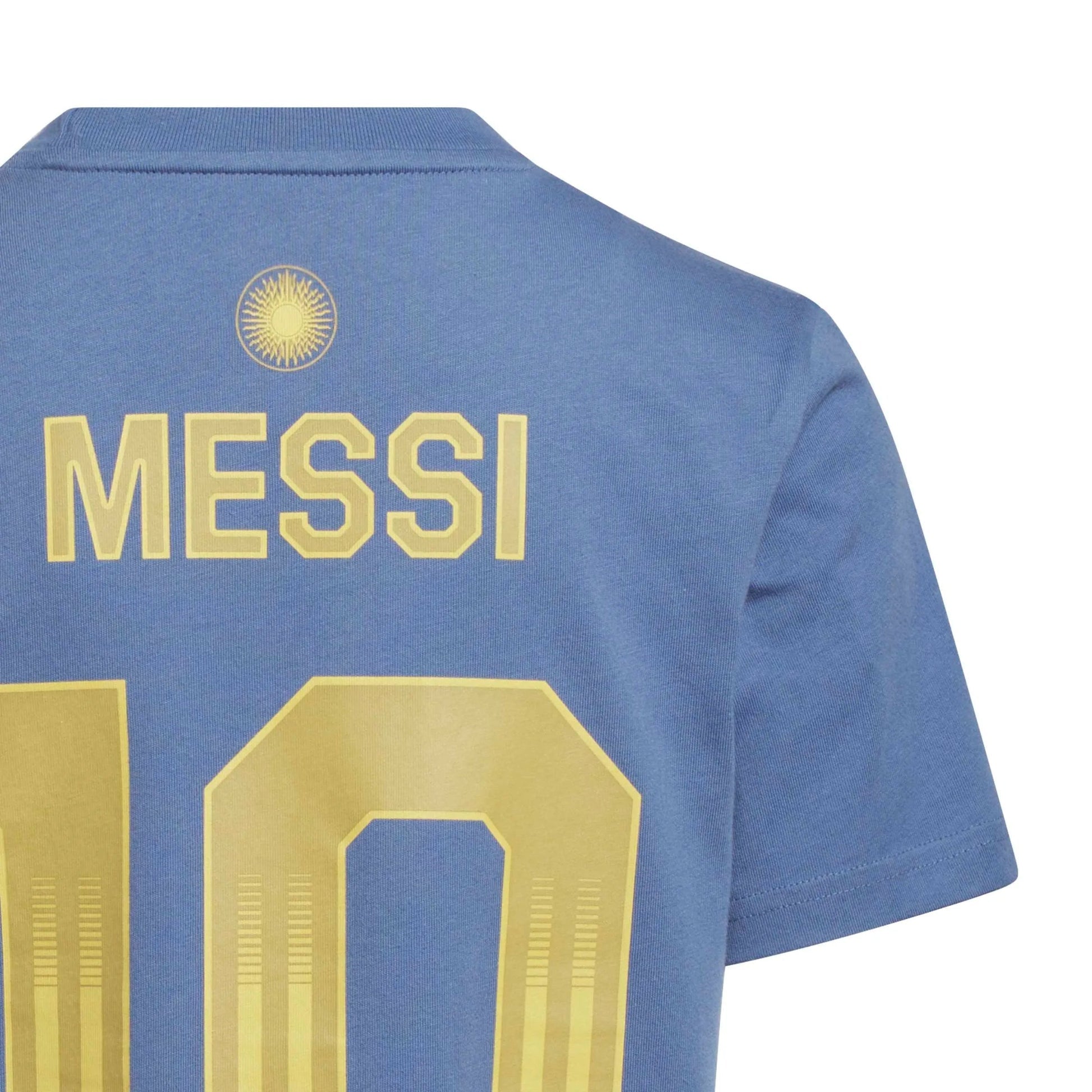 2026 Argentina Youth Messi Name And Number Tee | Adidas