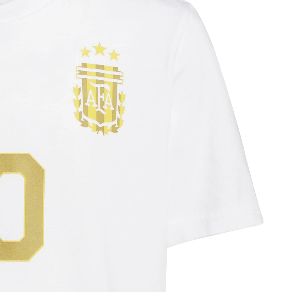2026 Argentina Youth Messi Name And Number Tee | Adidas