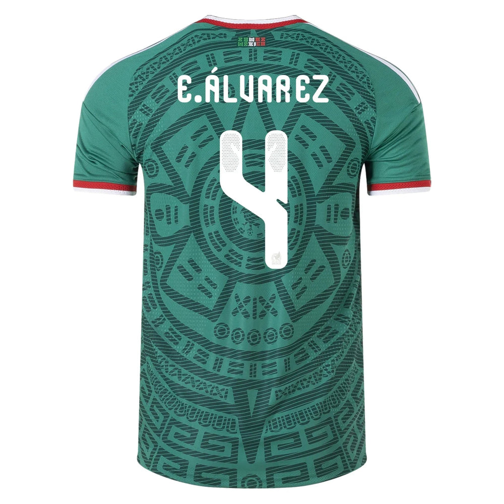 2026 Mexico Mens Authentic Home Soccer Jersey | Adidas