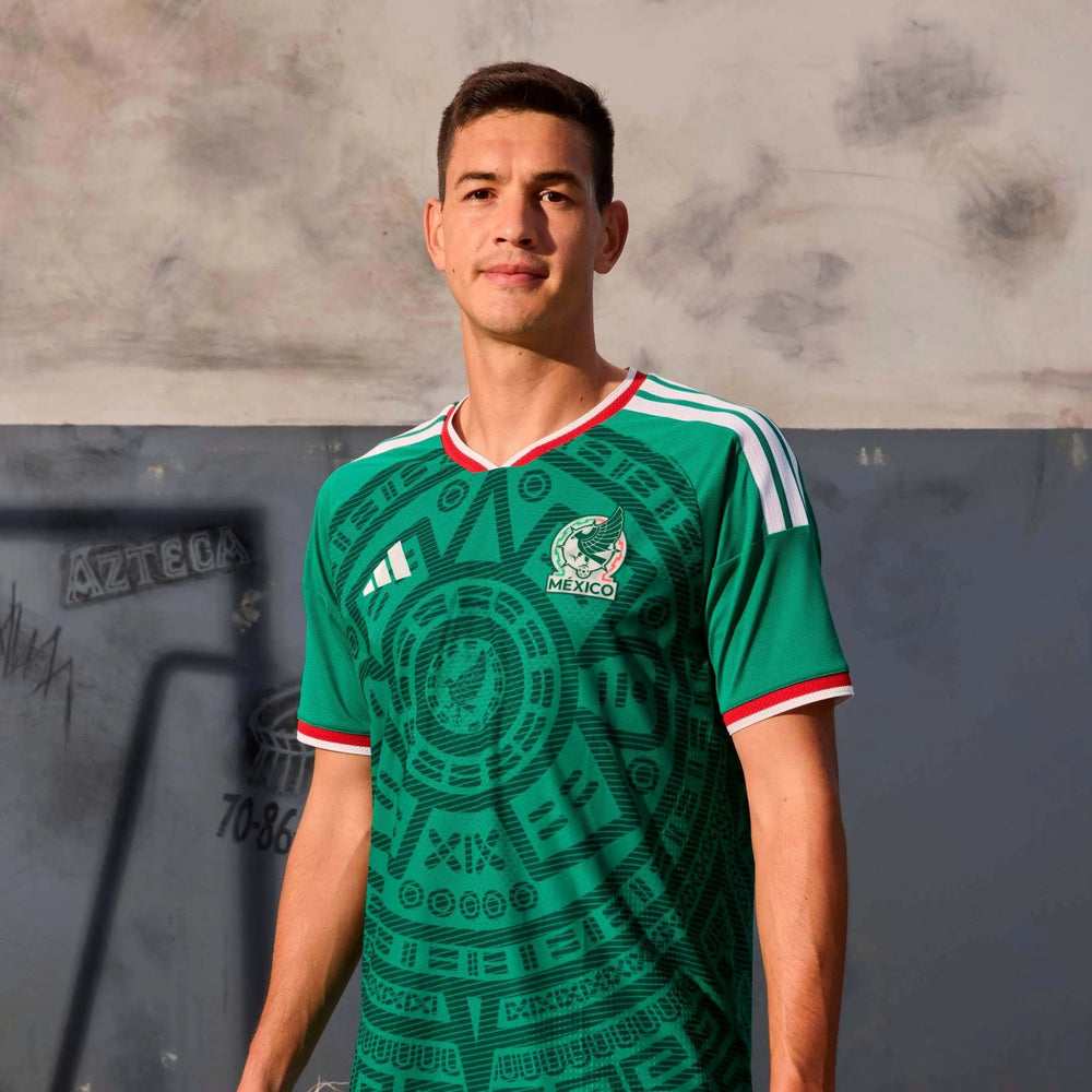 2026 Mexico Mens Authentic Home Soccer Jersey | Adidas