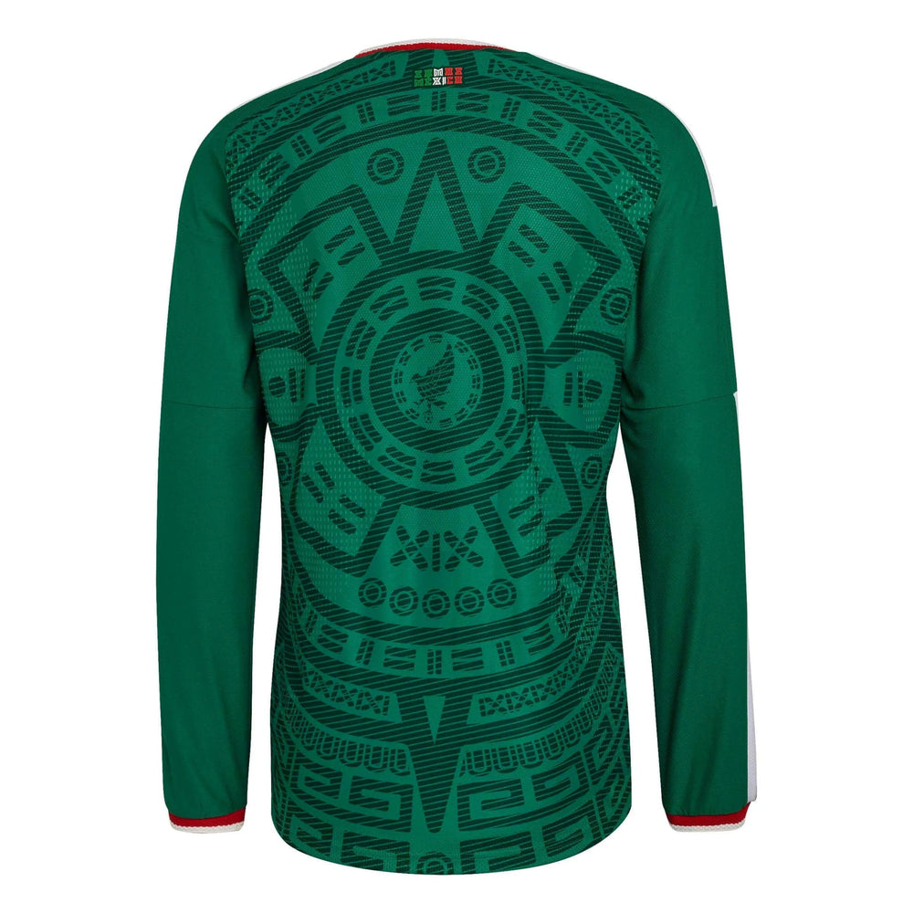 2026 Mexico Mens Authentic Home Long-Sleeve Soccer Jersey | Adidas