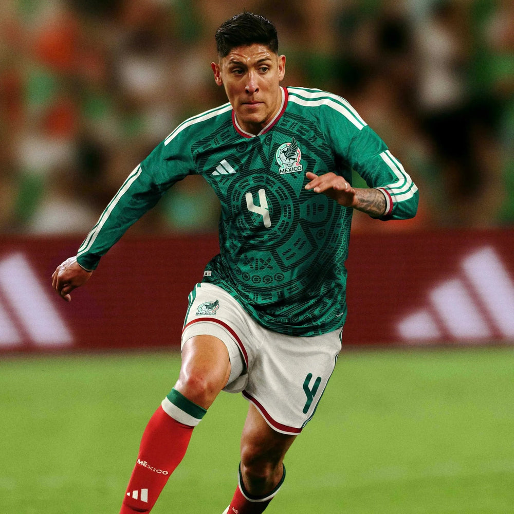 2026 Mexico Mens Authentic Home Long-Sleeve Soccer Jersey | Adidas