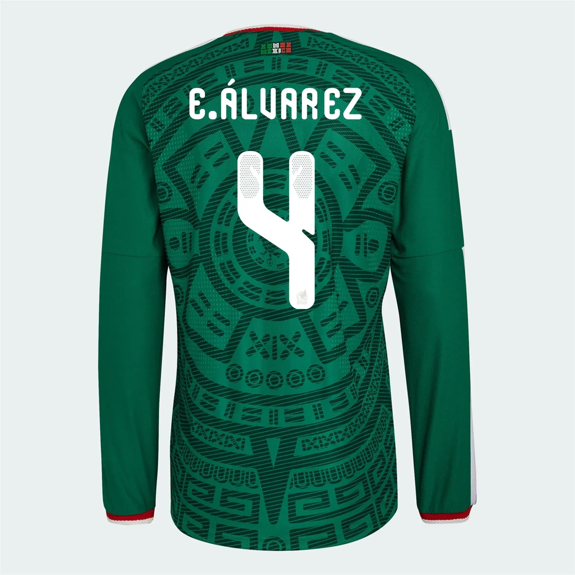 2026 Mexico Mens Authentic Home Long-Sleeve Soccer Jersey | Adidas