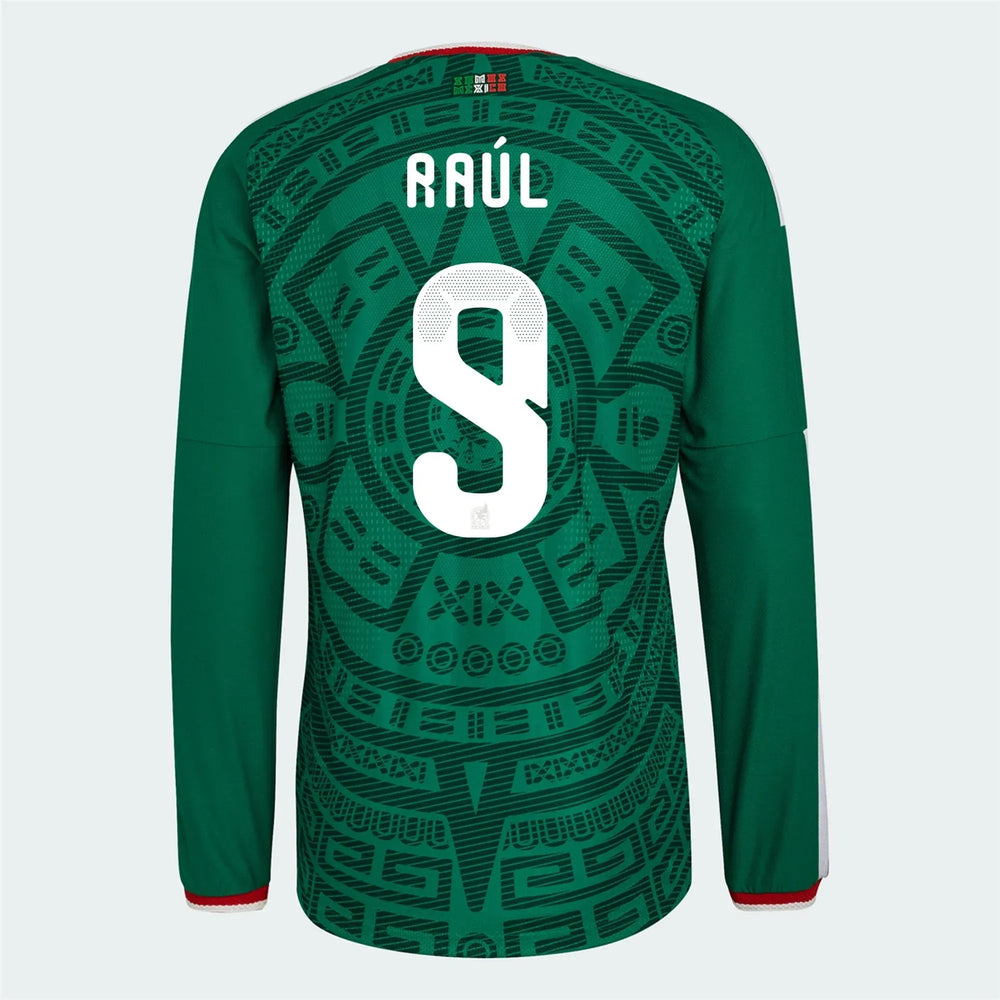 2026 Mexico Mens Authentic Home Long-Sleeve Soccer Jersey | Adidas