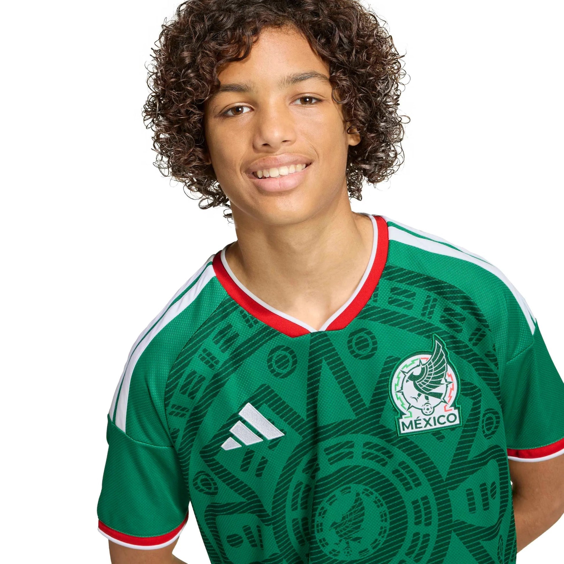 2026 Mexico Youth Stadium Home Soccer Jersey | Adidas