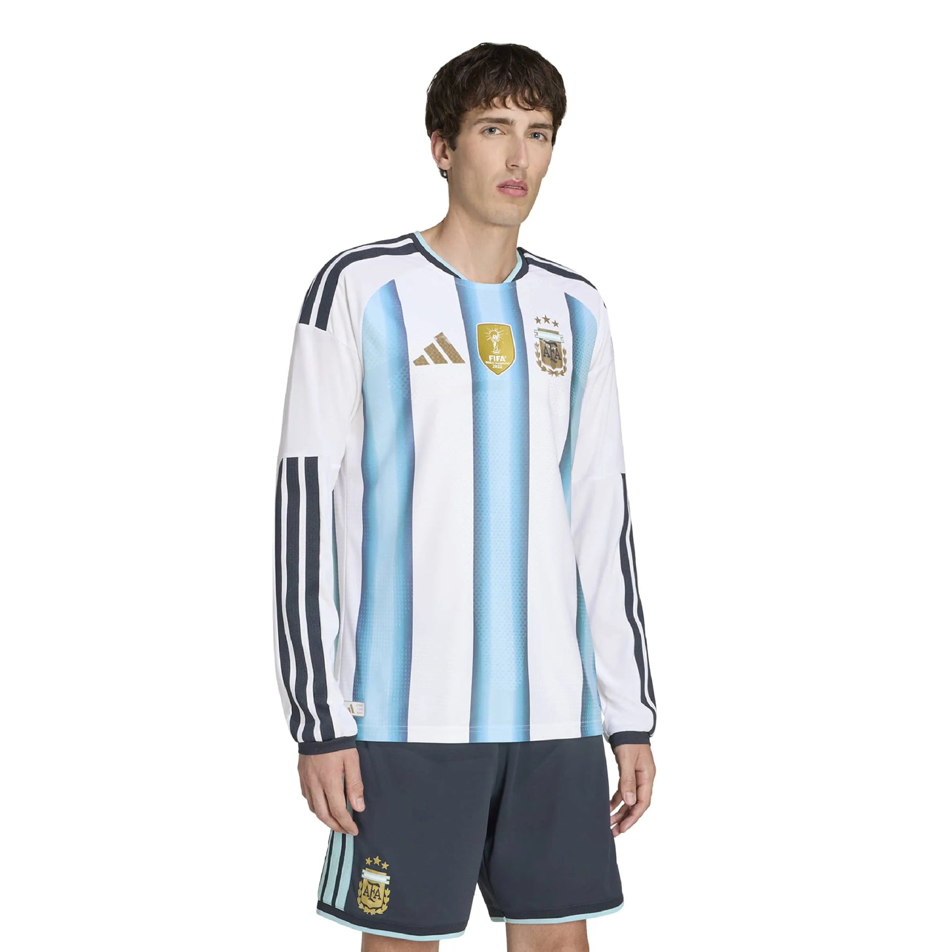 2026 Argentina Mens Authentic Home Long-Sleeve Soccer Jersey | Adidas