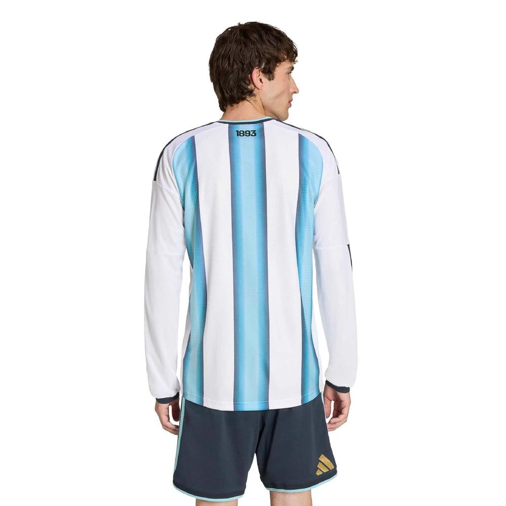 2026 Argentina Mens Authentic Home Long-Sleeve Soccer Jersey | Adidas