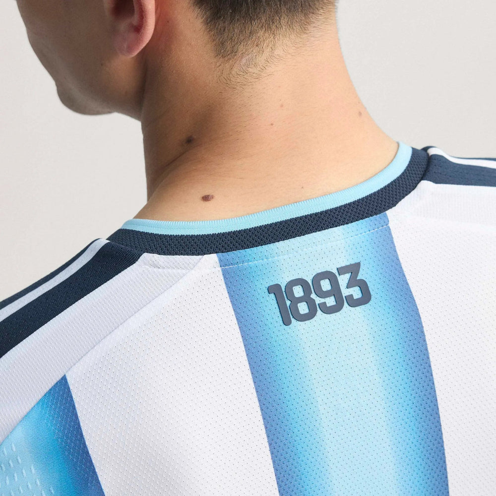 2026 Argentina Mens Authentic Home Long-Sleeve Soccer Jersey | Adidas