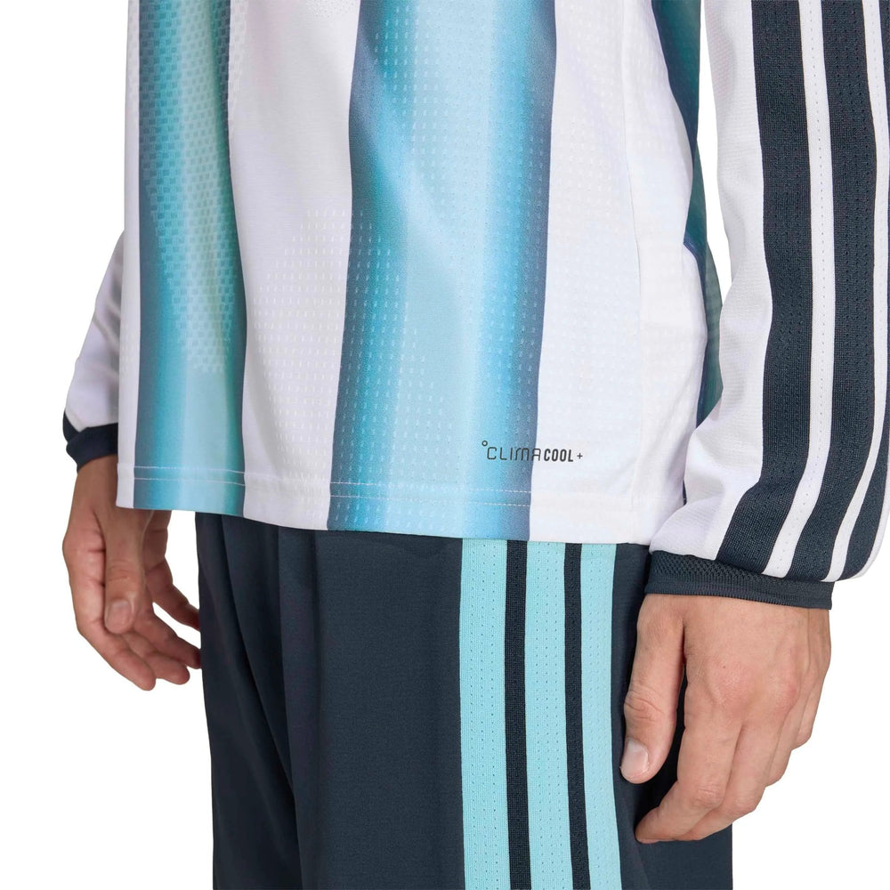 2026 Argentina Mens Authentic Home Long-Sleeve Soccer Jersey | Adidas