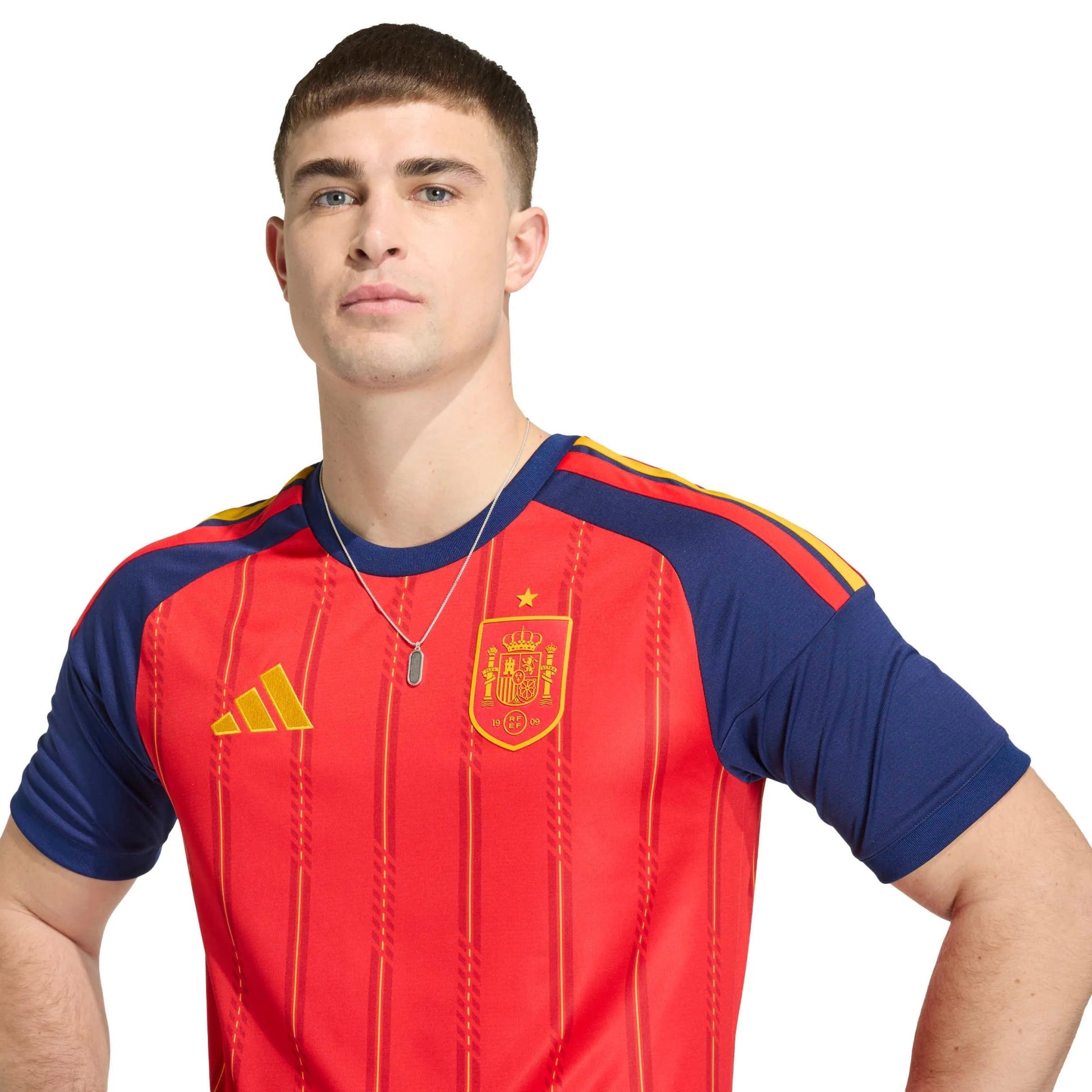 2026 Spain Mens Stadium Home Soccer Jersey | Adidas