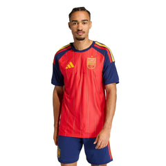 2026 Spain Mens Authentic Home Soccer Jersey | Adidas