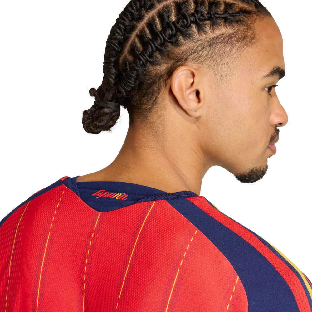 2026 Spain Mens Authentic Home Soccer Jersey | Adidas