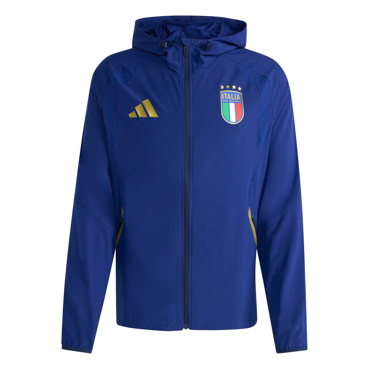 2026 Italy Mens Tiro Travel Full Zip Windbreaker | Adidas