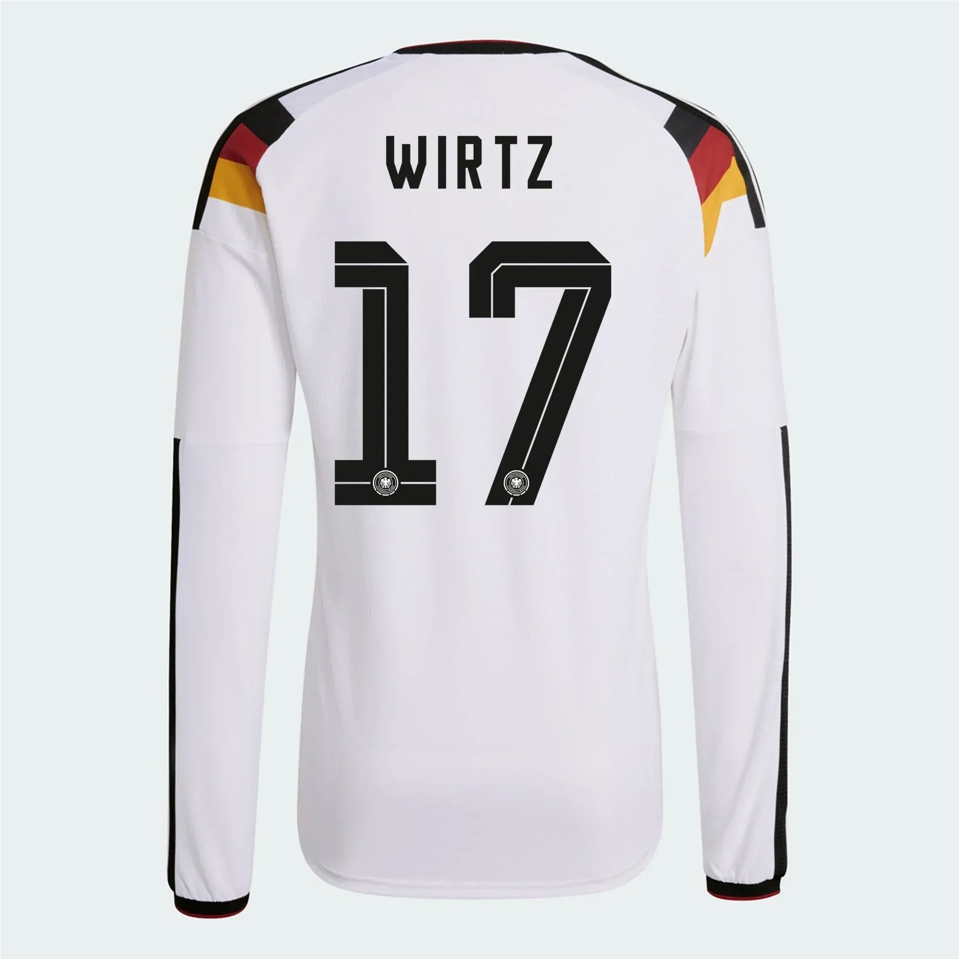 2026 Germany Mens Authentic Home Long-Sleeve Soccer Jersey | Adidas