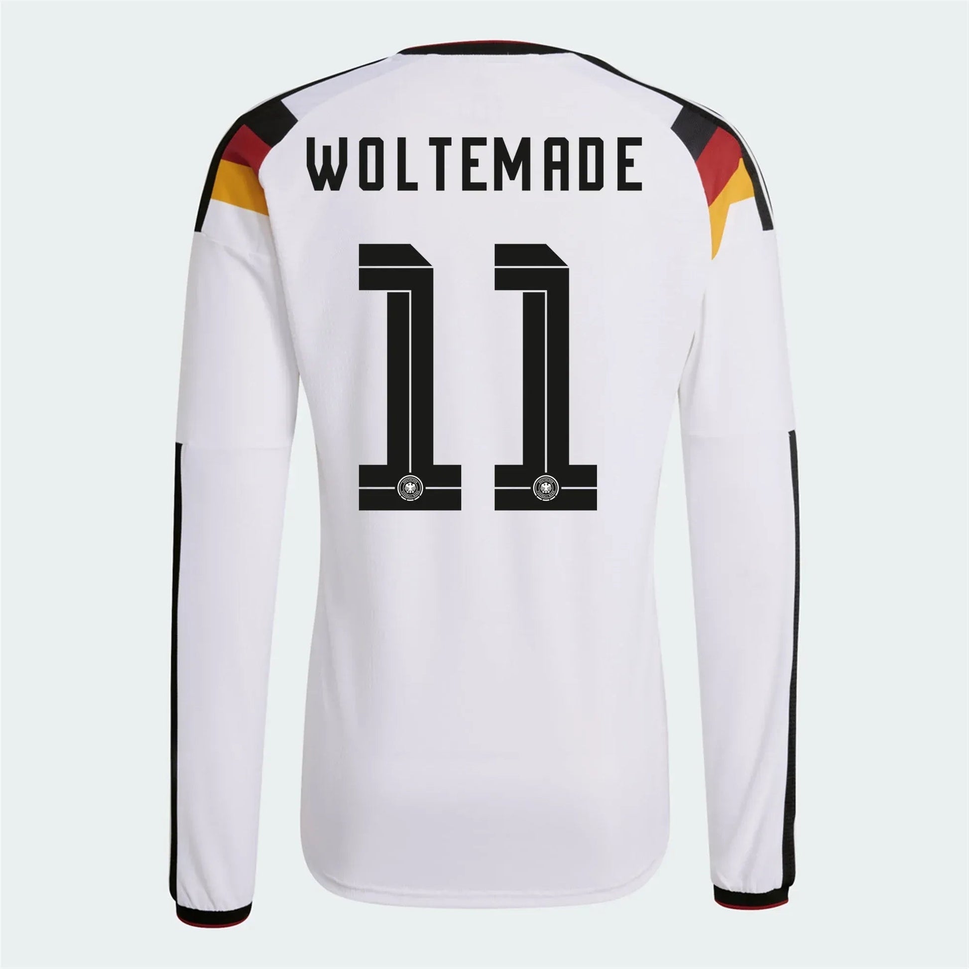 2026 Germany Mens Authentic Home Long-Sleeve Soccer Jersey | Adidas