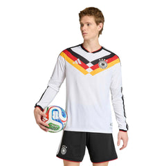 2026 Germany Mens Authentic Home Long-Sleeve Soccer Jersey | Adidas