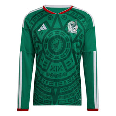 2026 Mexico Mens Stadium Home Long-Sleeve Soccer Jersey | Adidas