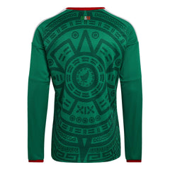 2026 Mexico Mens Stadium Home Long-Sleeve Soccer Jersey | Adidas