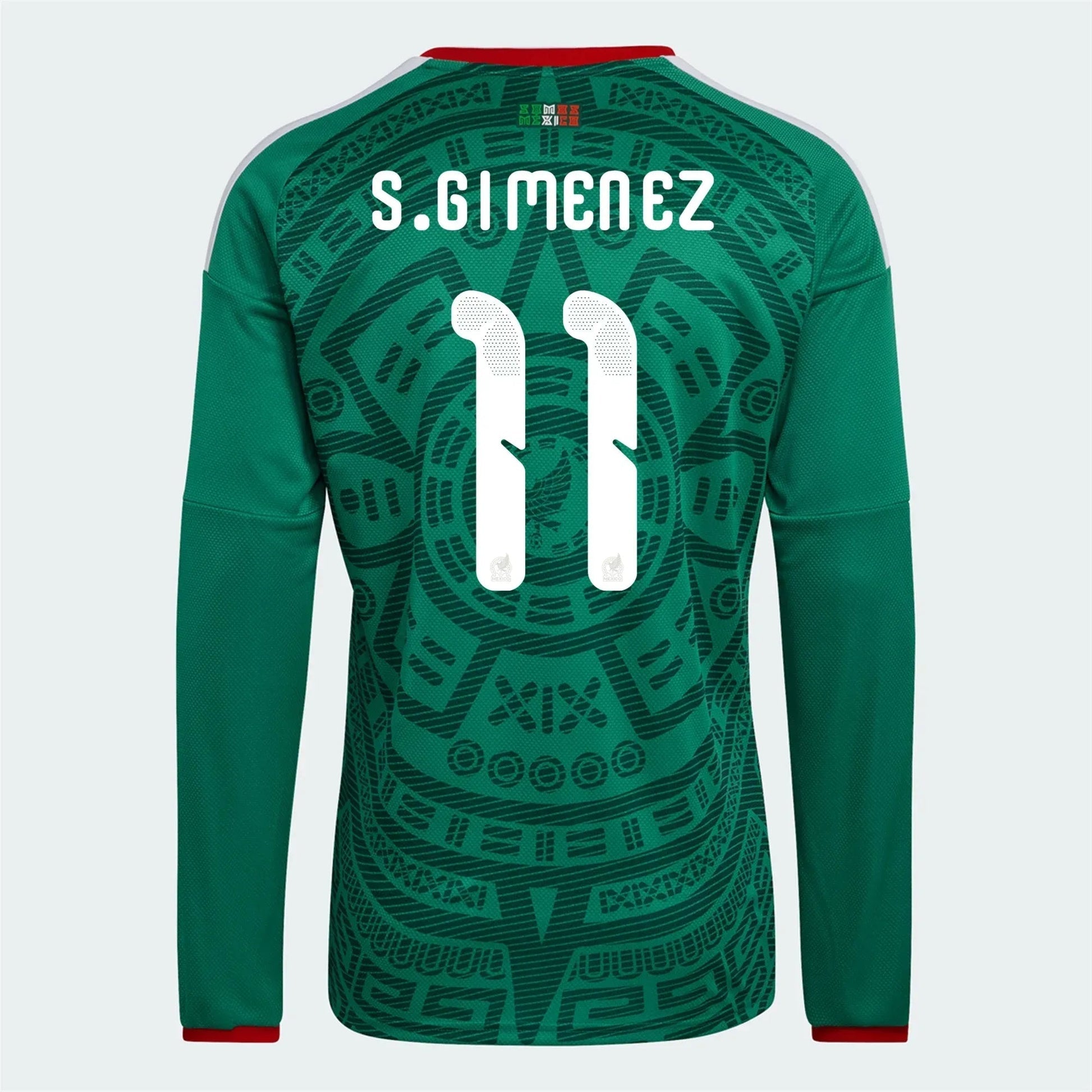 2026 Mexico Mens Stadium Home Long-Sleeve Soccer Jersey | Adidas