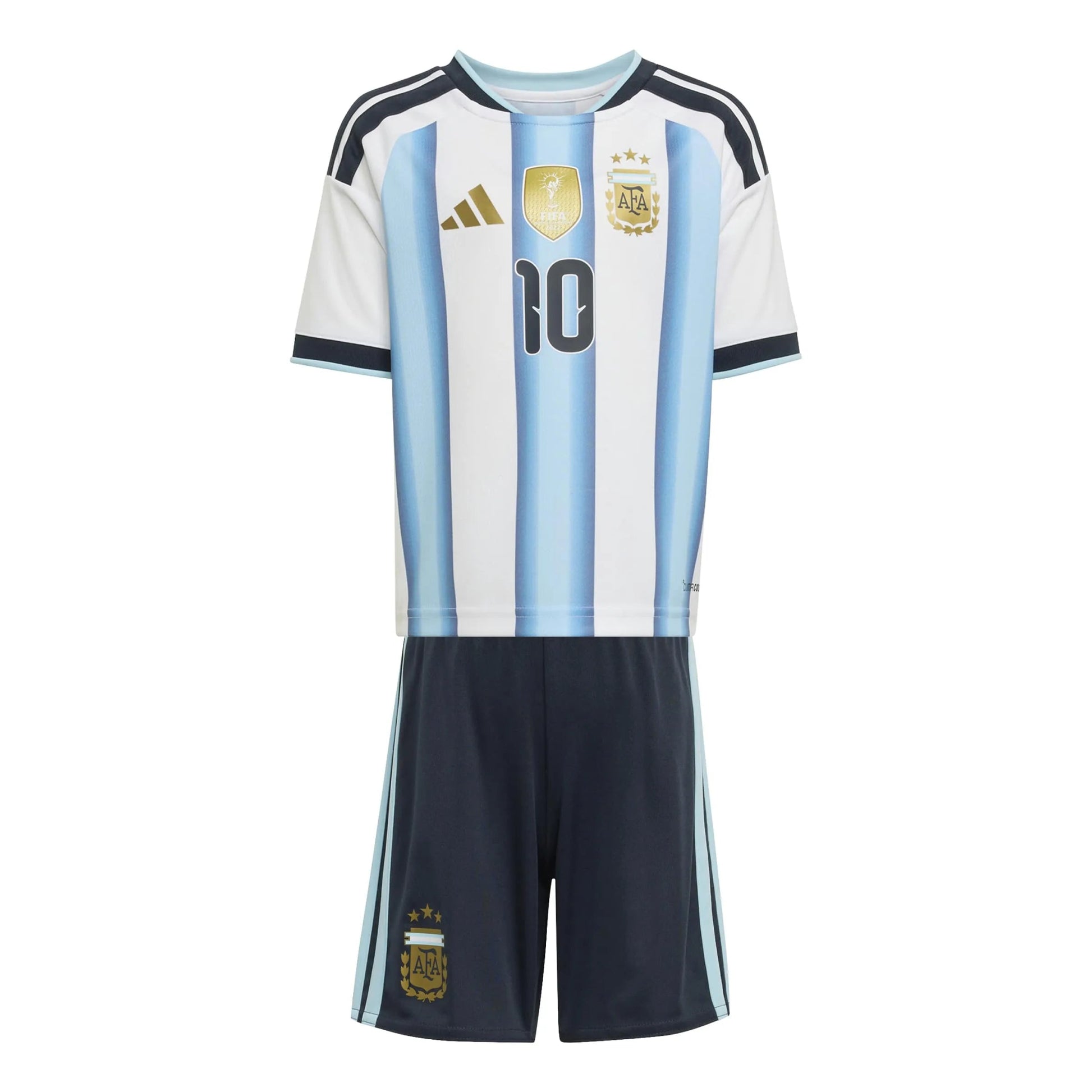 2026 Argentina Kid's Home Messi #10 Mini Kit | Adidas