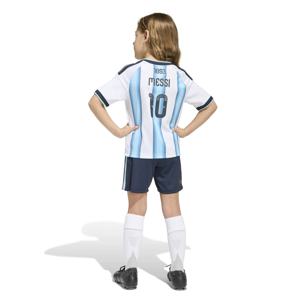 2026 Argentina Kid's Home Messi #10 Mini Kit | Adidas