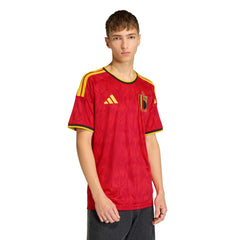 2026 Belgium Mens Stadium Home Soccer Jersey | Adidas