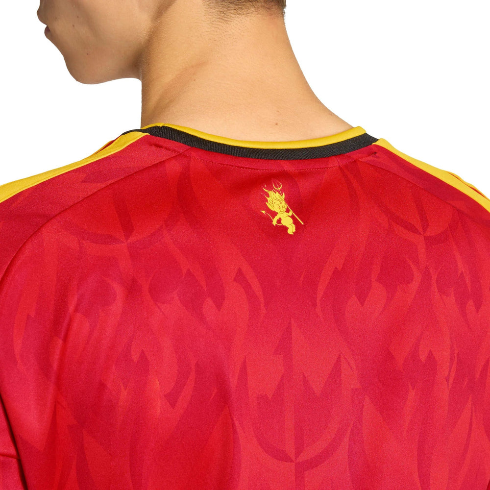 2026 Belgium Mens Stadium Home Soccer Jersey | Adidas