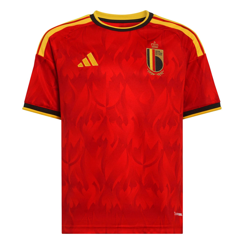 2026 Belgium Youth Stadium Home Soccer Jersey | Adidas