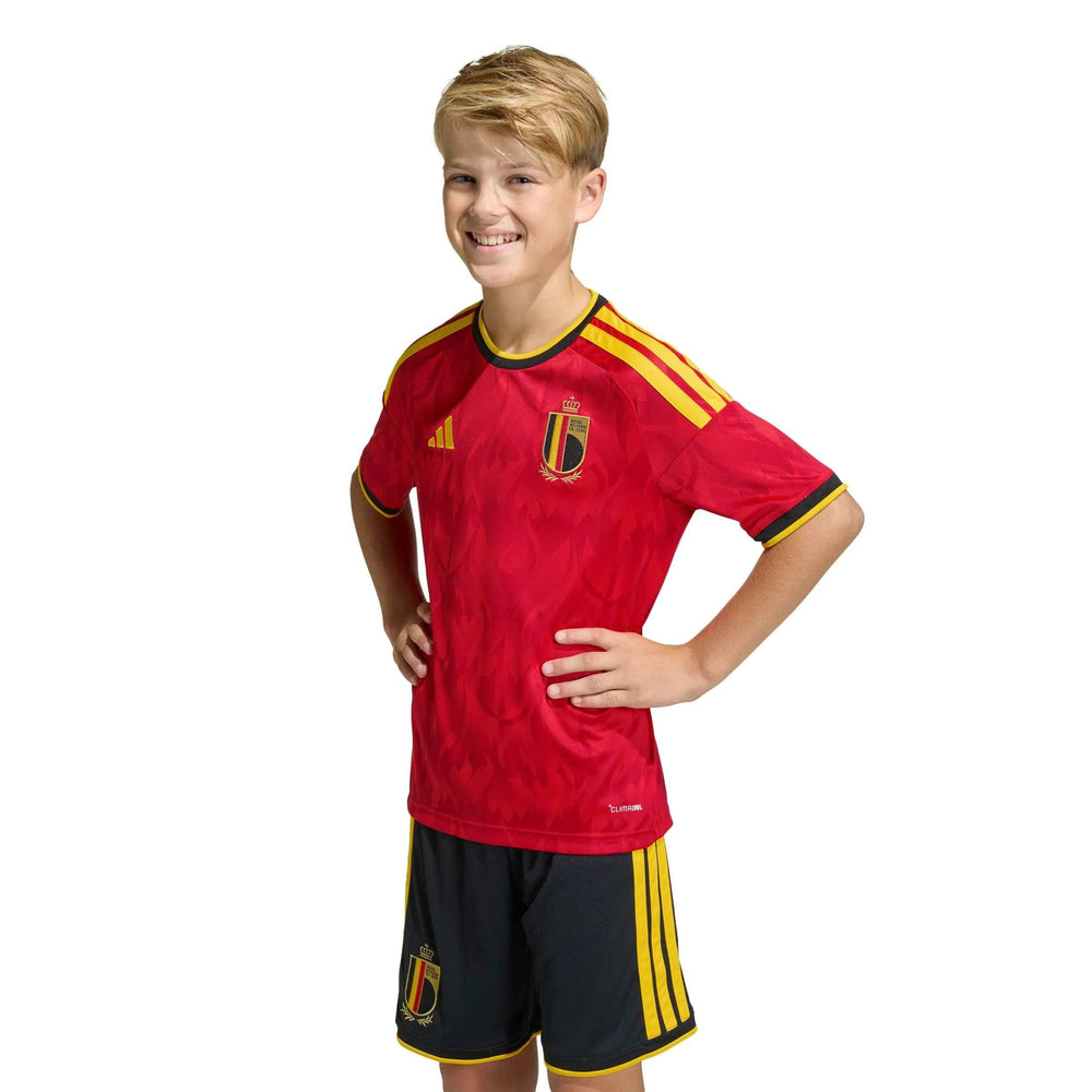 2026 Belgium Youth Stadium Home Soccer Jersey | Adidas