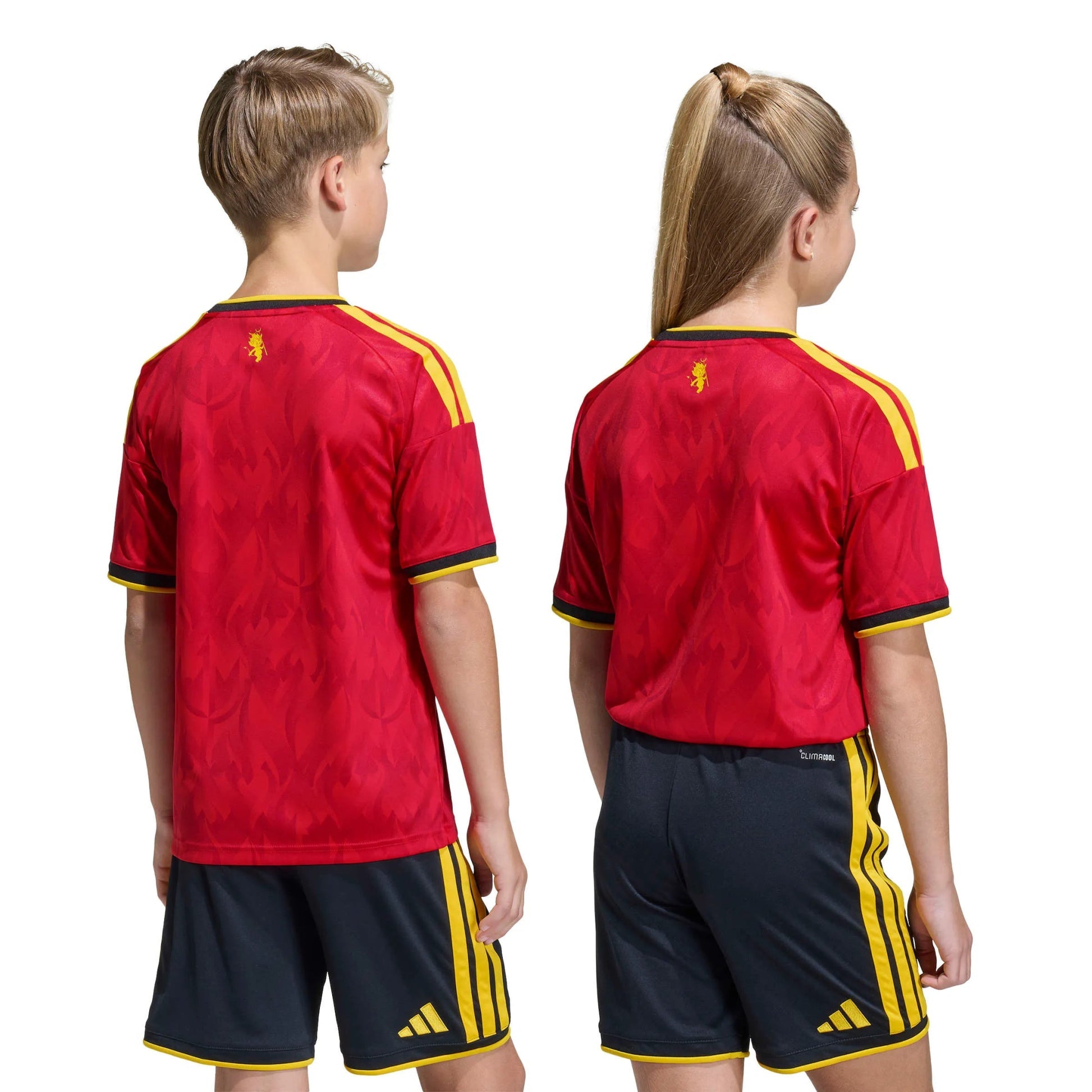 2026 Belgium Youth Stadium Home Soccer Jersey | Adidas