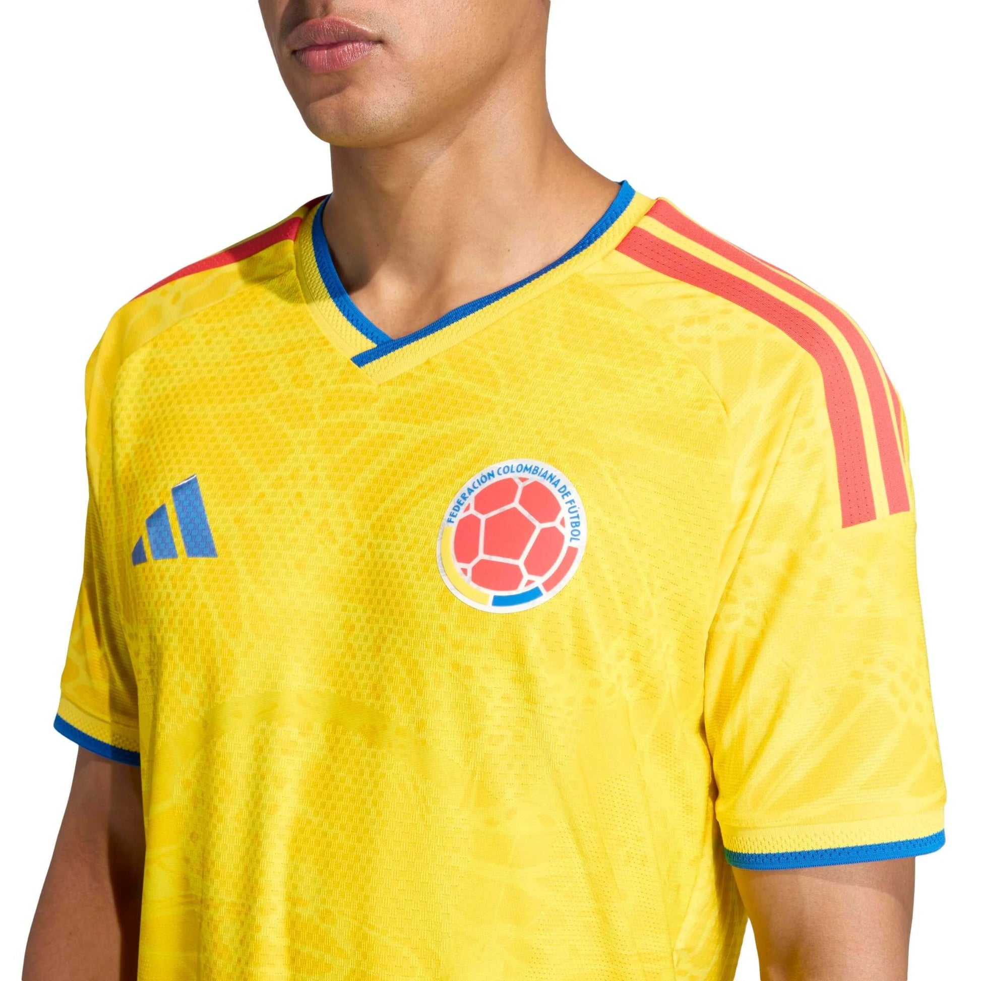 2026 Colombia Mens Authentic Home Soccer Jersey | Adidas