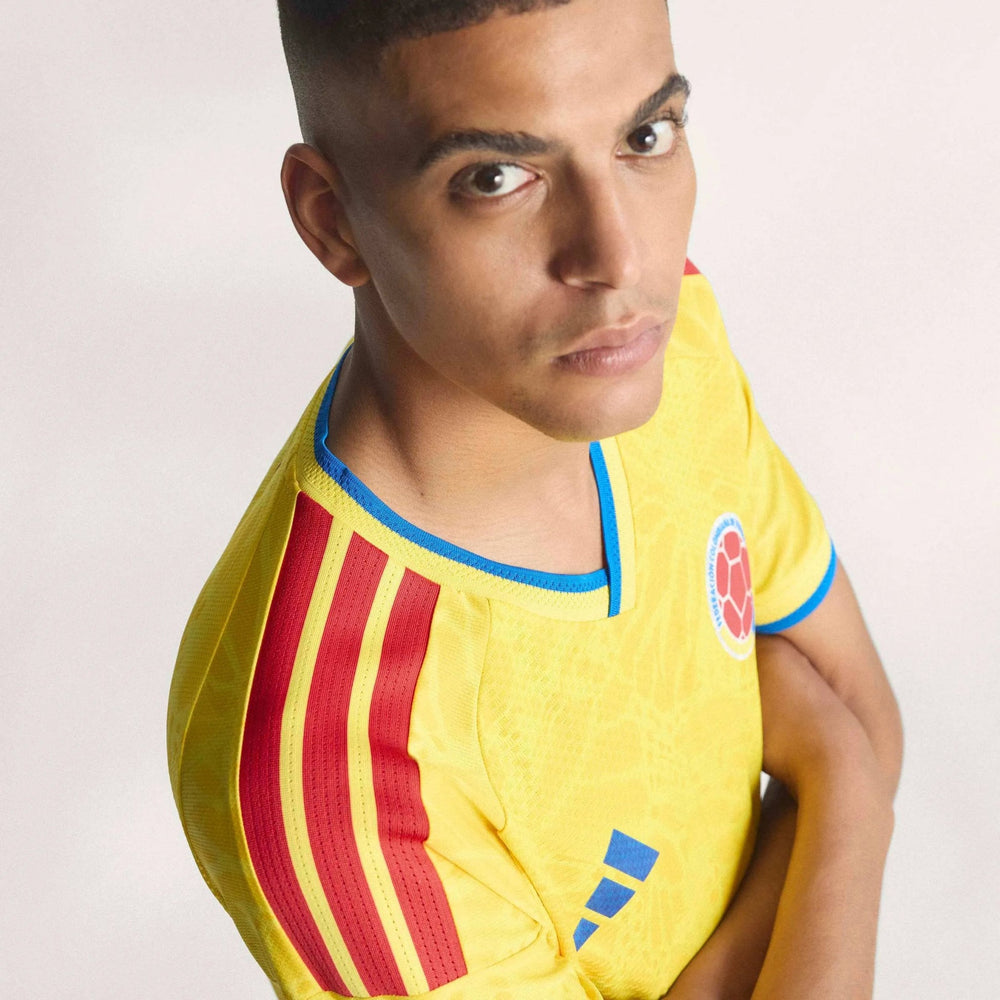 2026 Colombia Mens Authentic Home Soccer Jersey | Adidas