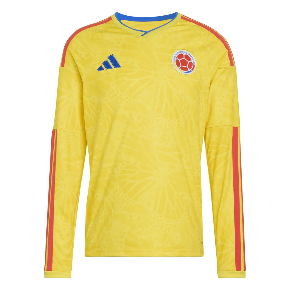 2026 Colombia Mens Stadium Home Long-Sleeve Soccer Jersey | Adidas