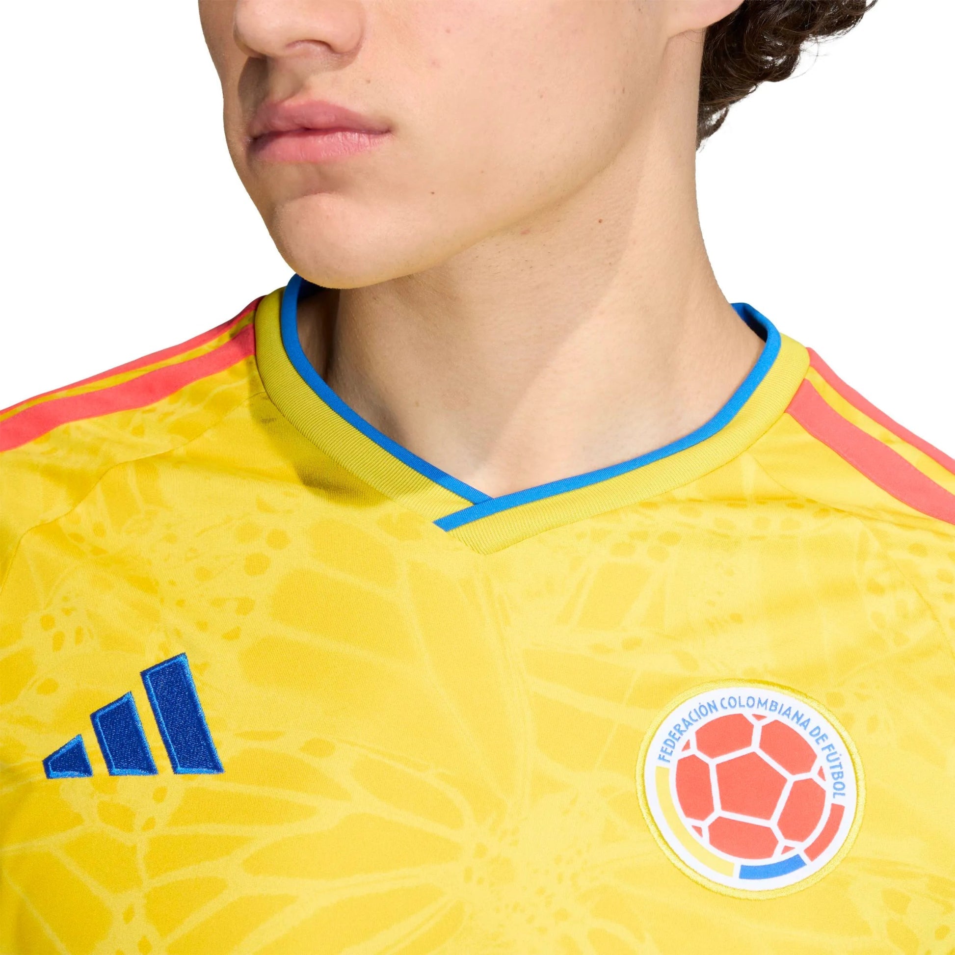 2026 Colombia Mens Stadium Home Long-Sleeve Soccer Jersey | Adidas