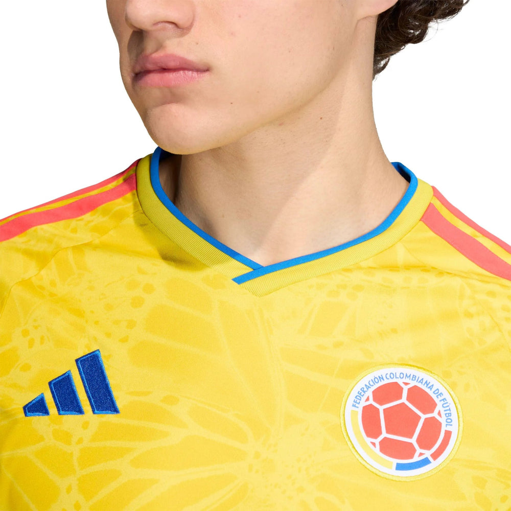 2026 Colombia Mens Stadium Home Long-Sleeve Soccer Jersey | Adidas